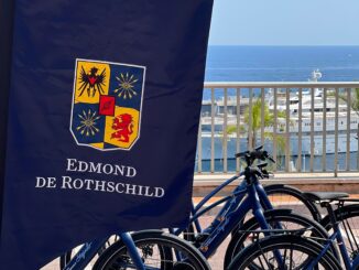 La banca Edmond de Rothschild ha messo a disposizione 5 biciclette elettriche per gli spostamenti dei suoi dipendenti