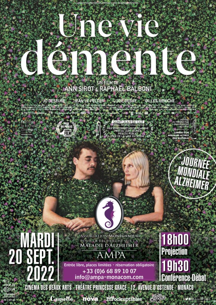 Giornata Mondiale Alzheimer, il 20 settembre a Monaco l'AMPA propone un film ed una conferenza