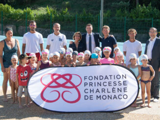 La fondazione Princesse Charlene di Monaco sostiene il progetto "Sospel Natation Azur"