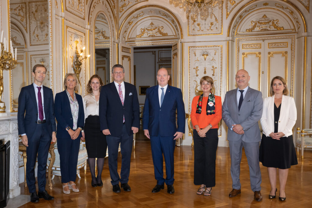 I negoziatori della Commissione Europea incontrano il Principe Alberto di Monaco e i rappresentanti del conseil National per un accordo di associazione entro 2023