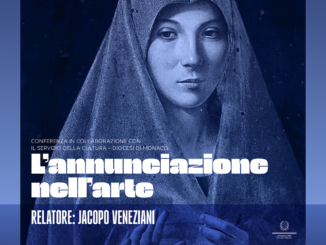 Sarà Jacopo Veneziani ad a tenere la conferenza intitolata "L'Annunciazione nell'Arte", presentata da La Dante Monaco in collaborazione con il Servizio della Cultura della Maison Diocésaine