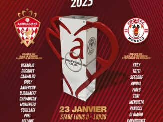 Il 23 gennaio 2023, presso lo stadio Louis II, si terrà la partita di beneficenza tra la squadra di S.A.S. Principe Alberto II "les Barbagiuans" e quella di S.A.S. la Principessa Stéphanie," le Cirque FC".