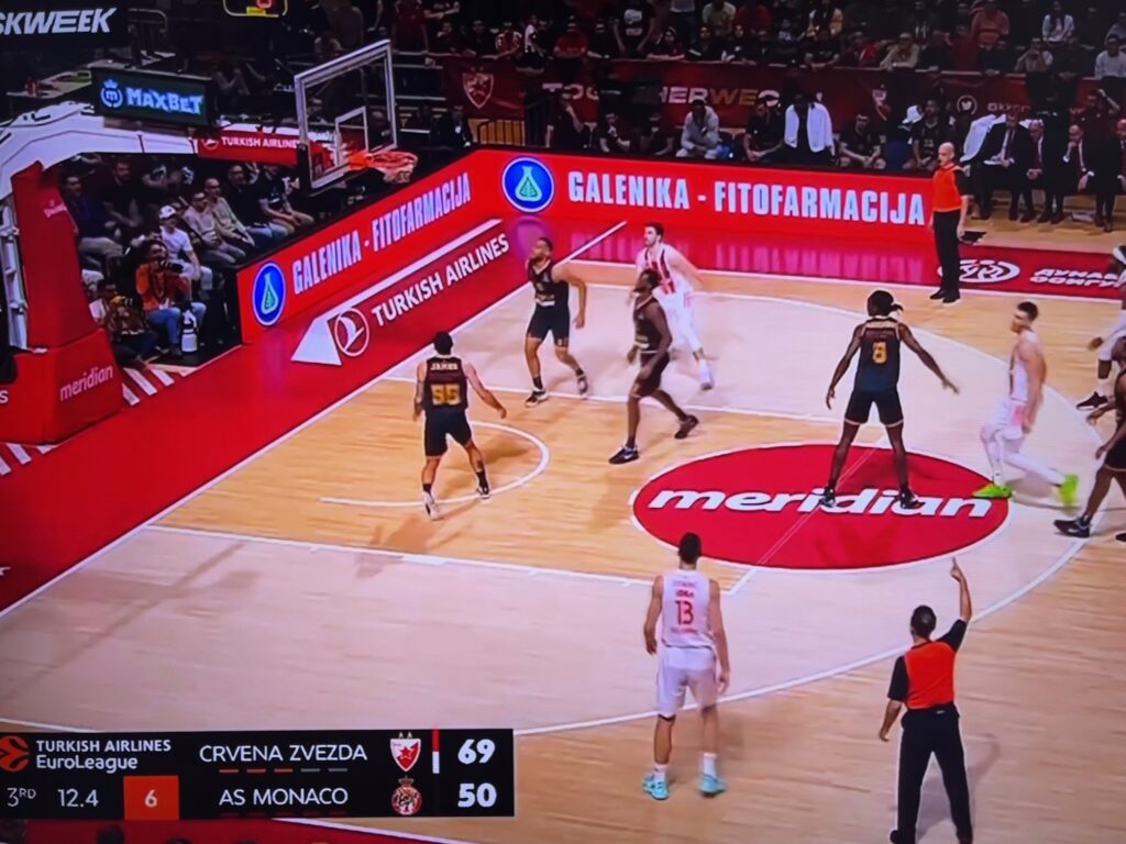 Il KK Belgrado surclassa Monaco in Eurolega di basket con un secco 92 a 68