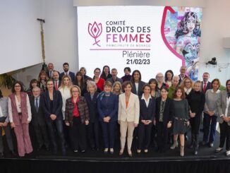 Il Ministro Isabelle Berro Amadei e Celine Cottalorda delegato interministeriale del comitato dei diritti delle donne hanno stilato davanti alle associazioni femminili il rapporto delle azioni 2022 e i progetti per il 2023