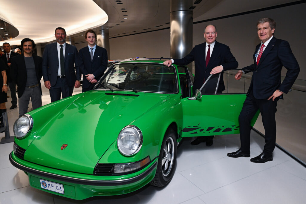 Therry Boutsen ha presentato ufficialmente il "Cercle des Amis de la Collection des Voitures du Prince" in presenza di Albert II e l'apertura della mostra dedicata a Porsche