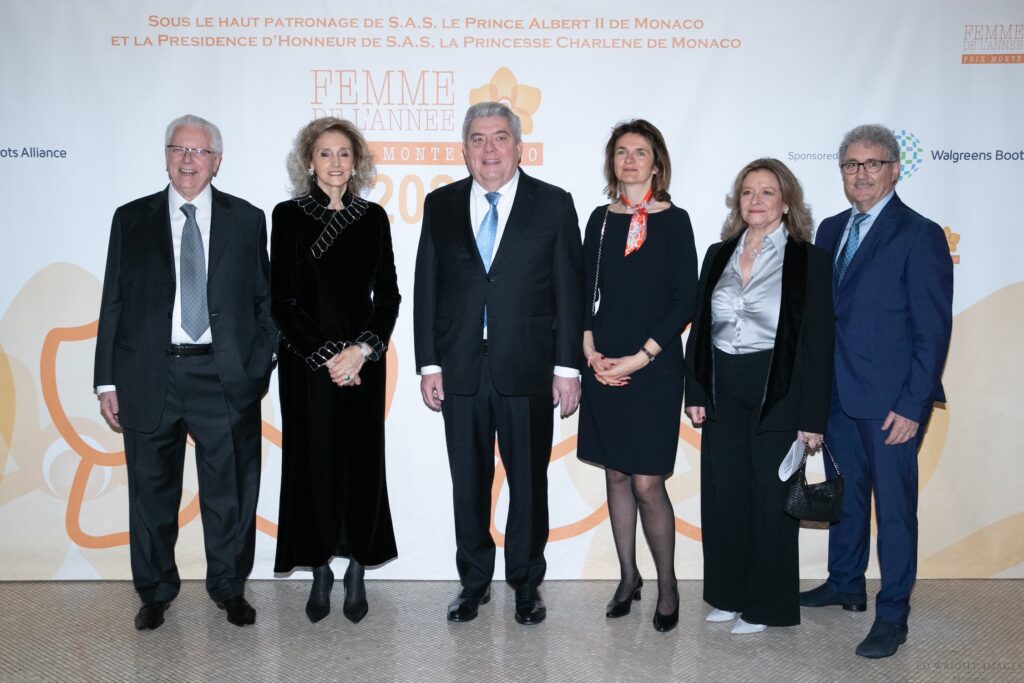 Il Ministro di Stato Pierre Dartout interviene al Prix Monte-Carlo Femme de l'Année