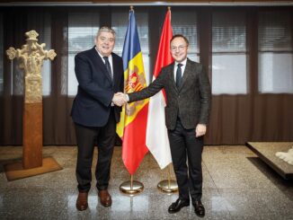 Visita ufficiale del Ministro di Stato di Monaco, Pierre Dartout ad Andorra, invitato dal capo del governo Xavier Espot Zamora