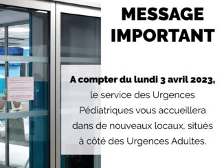 Da lunedì 3 aprile il Pronto Soccorso Pediatrico del CHPG di Monaco trasloca nei nuovi locali accanto alle Urgences degli adulti.