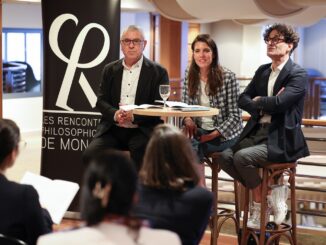 Charlotte Casiraghi, Robert Maggiori e Raphael Zaguty-Orly, hanno presentato la seconda edizione della Settimana "PhiloMonaco" che si svolgerà nel Principato di Monaco dal 12 al 18 giugno