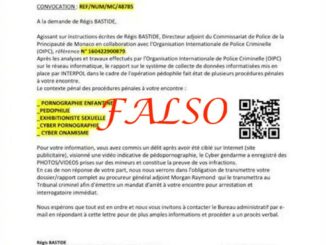 Da circa 48 ore gli utenti del Principato ricevono false mail spedite a nome della Polizia di Monaco da diversi indirizzi e-mail, alcuni dei quali sfuggono ai filtri anti-spam dei provider di posta elettronica. Inviate la mail ricevuta a: cyber@gouv.mc