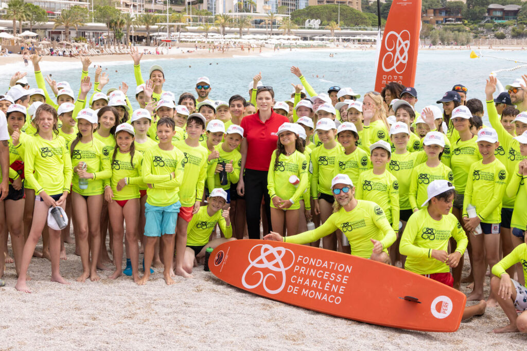 Alla presenza di S.A.S. la Principessa Charlene, si é tenuta sulla spiaggia del Larvotto l'edizione 2023 del Water Safety Day, organizzata dalla Fondation Princesse Charlene di Monaco. 