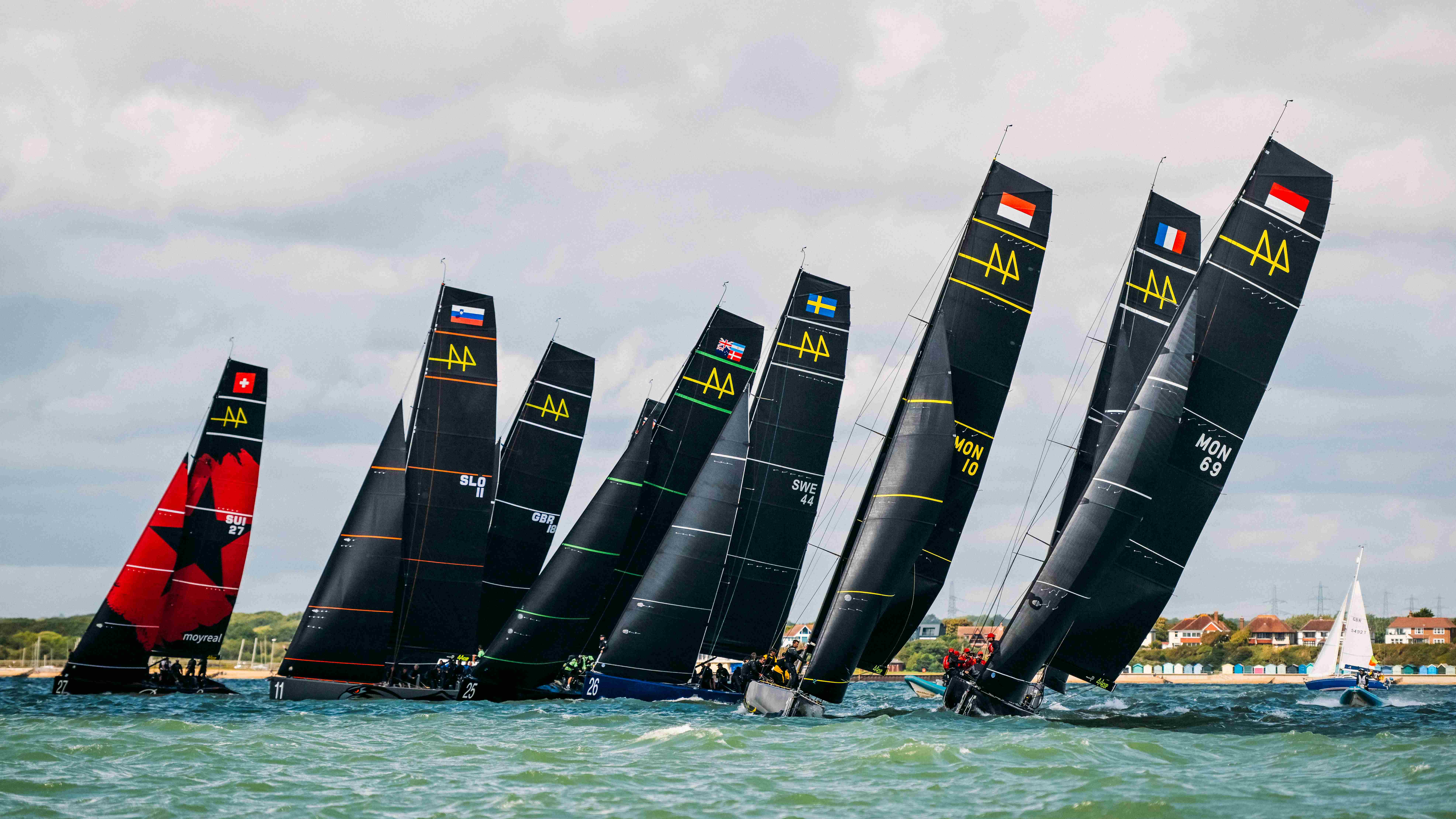 Nico Poons armatore greco ha vinto il campionato del mondo RC44 con i colori dello Yacht Club Monaco a bordo di Charisma