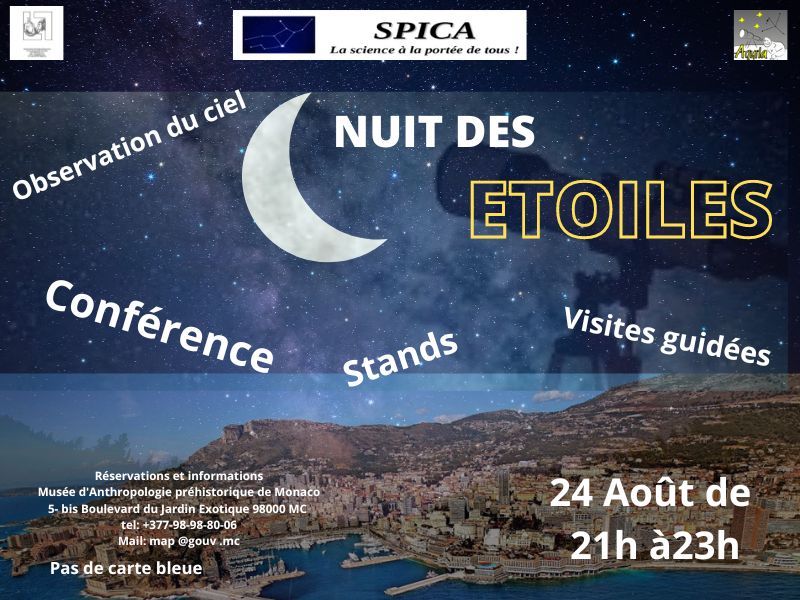 Visita guidata e gratuita al Museo d'Antropologia di Monaco il 17 agosto e il 24 agosto notte delle stelle