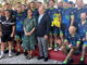 S.A.S il Principe Albert II de Monaco ha accolto i ciclisti che hanno cvorso da Londra a Monaco per la protezione degli oceani con Blue Marine Foundation