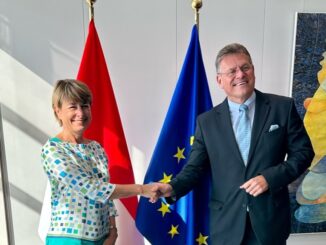 In un incontro svoltosi a Bruxelles, tra la delegazione monegasca guidata dal Ministro degli esteri Berro-Amadei e il vice-presidente esecutivo della Commissione Europea Šefčovič, è stato deciso di comune accordo di sospendere i negoziati dopo aver constatato l'impossibilità di un accordo.