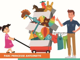 Lo svuota Dressing per i giovani del Comune di Monaco si terrà nel Parco Princesse Antoinette sabato 30 settembre possibile prenotare uno stand.