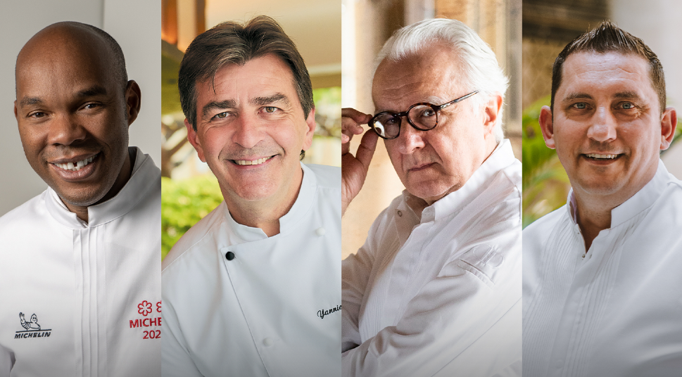 Il Festival degli Chef Stellati è iniziato e durerà fino all'11 novembre. Gli Chef stellati del Monte-Carlo SBM organizzano cene a 4 mani, invitando chef di fama internazionale per condividere il loro talento.