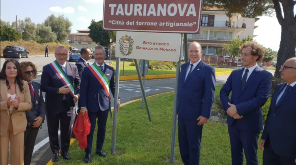 Il Principe Alberto II in visita nella piana di GioiaTauro