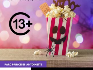 Serata di cinema all'aperto, per i ragazzi delle scuole medie di Monaco in occasione di Halloween al Parc Princesse Antoinette