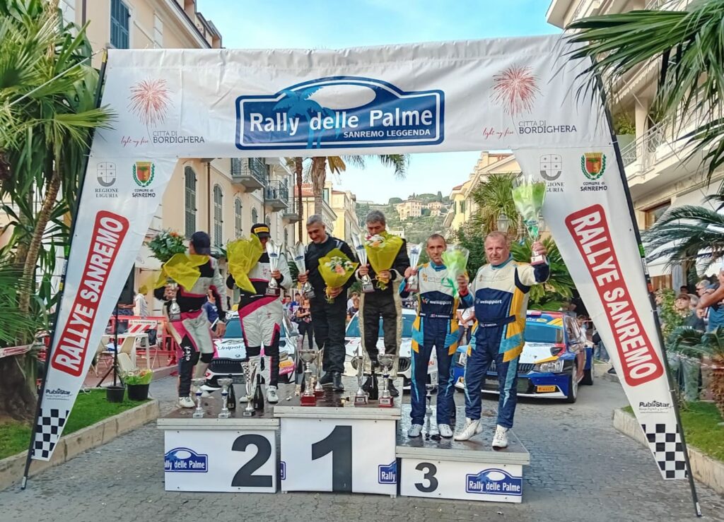 Elio Cortese e Domenico Verbicara vincono il Rally delle Palme di Sanremo