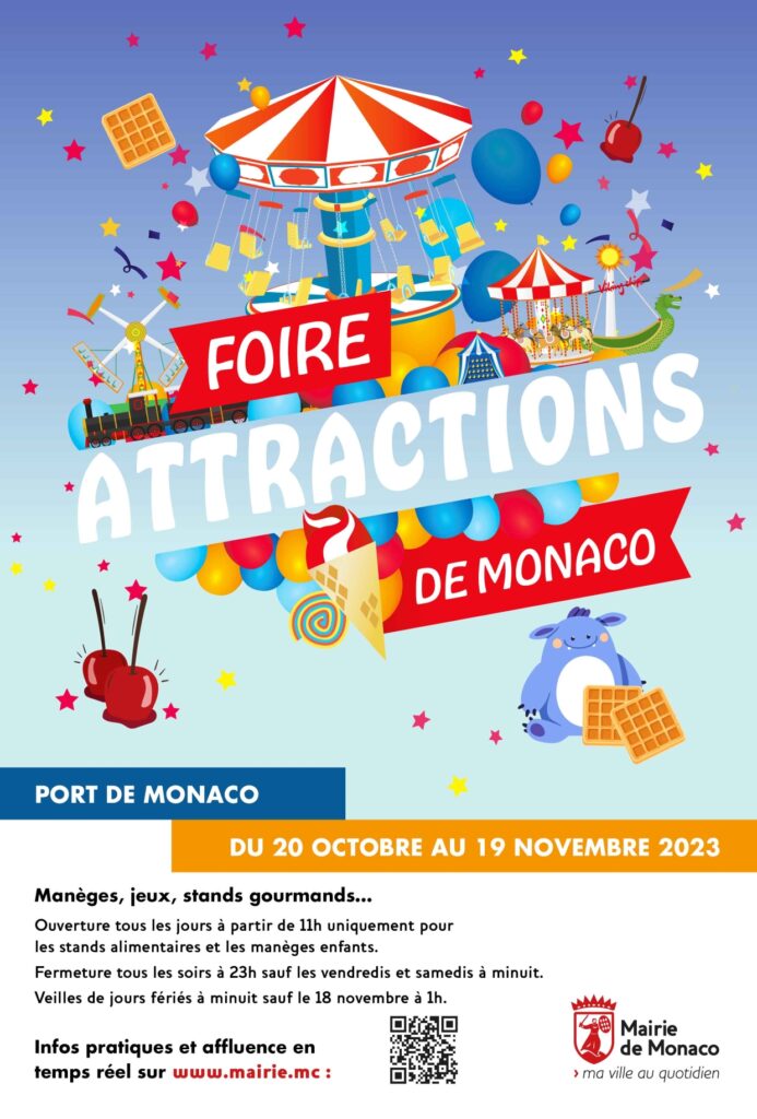 Resterà fino al 19 novembre, giorno della Festa Nazionale di Monaco, il Luna Park