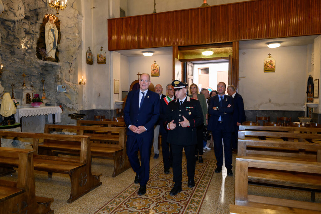 il Principe Alberto II di Monaco ha visitato il Paese di Olivetta San Michele sito Storico dei Grimaldi di Monaco