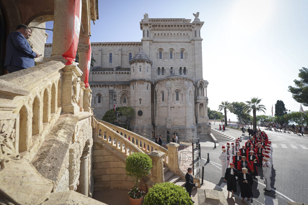 ILPrincipe di Monaco Albert II ha presenziato all'apertura del nuovo anno giudiziario