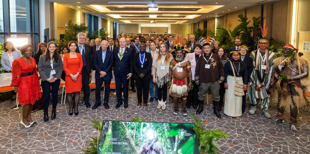 Conferenza a Monaco 3Dei guardiani delle Foreste" in presenza del Principe Alberto II di Monaco organizzato dalla FPAé