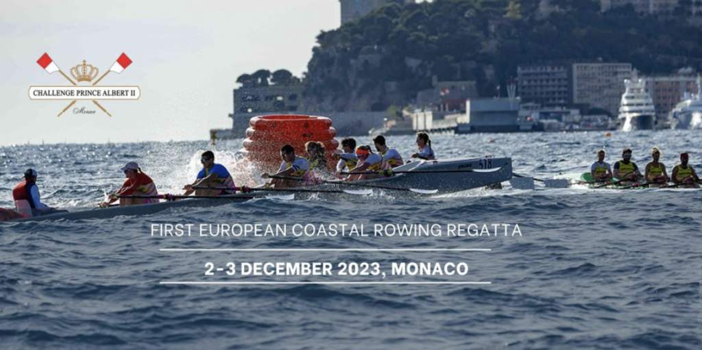 I migliori vogatori del mondo saranno a Monaco sabato 2 e domenica 3 dicembre per il 18° Challenge di canottaggio di mare Principe Alberto II di Monaco.