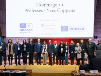 L'UNESCO rende omaggio al professor Yves Coppens in presenza del principe Alberto II