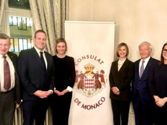 La cellula dell'attrativa del Principato di Monaco in visita ufficiale a Stoccolma in Svezia.