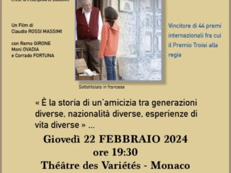 La Dante Alighieri di Monaco presenta la proiezione del film "Il diritto alla felicità" con Remo Girone