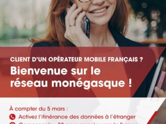 A partire dal 5 marzo 2024, tutti gli abbonati agli operatori francesi per la telefonia mobile saranno accolti nel Principato sulla rete unica di Monaco Telecom.