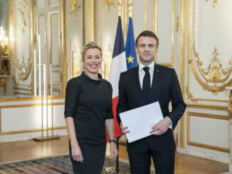 L'Ambasciatrice di Monaco in Francia, Valérie Bruell-Melchior ha presentato le sue credenziali al Presidente della Repubblica Francese Emmanuel