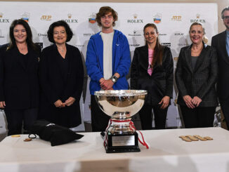 Andrey Rublev al sorteggio della 117a edizione del monte-Carlo Masters di Tennis