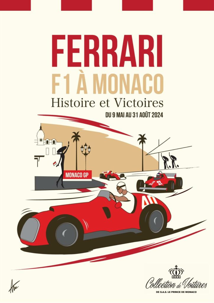 Il Principe Alberto II ha inaugurato l'expo 3Ferrari F1 a Monaco: Storie e Vittorie" la Collezione di Vetture del Principe di Monaco