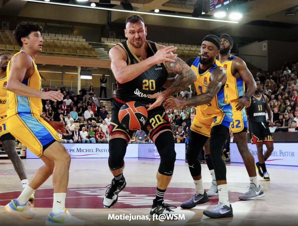 Basket: il pivot lituano, Donatas Motiejunas, ha deciso di restare altri due anni con l'ASMonaco Basket,