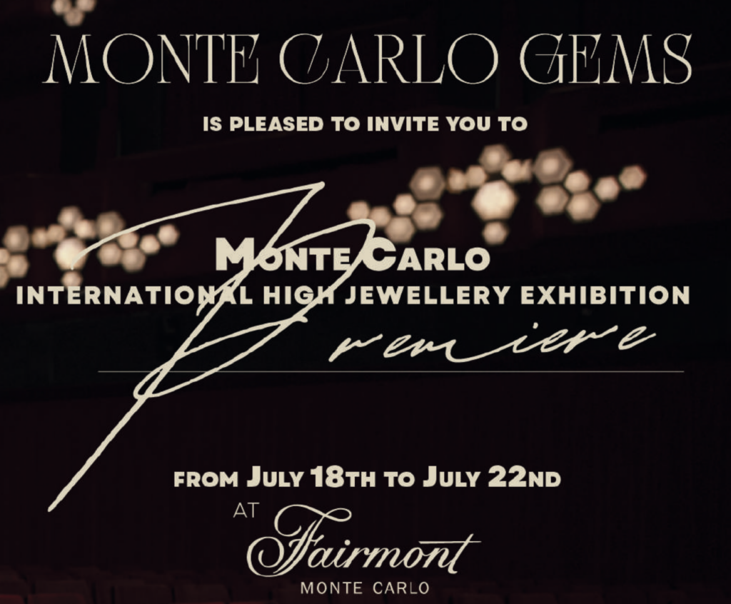 L'alta gioielleria esposta al Monte-Carlo Gems dal 19 al 22 luglio