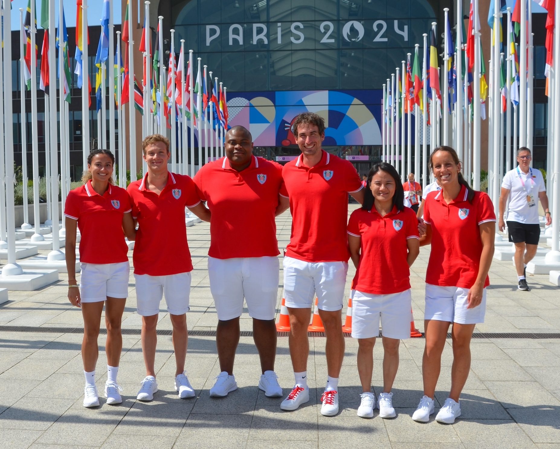 Les élèves de CM1 de la Principauté réunis par le Comité olympique monégasque