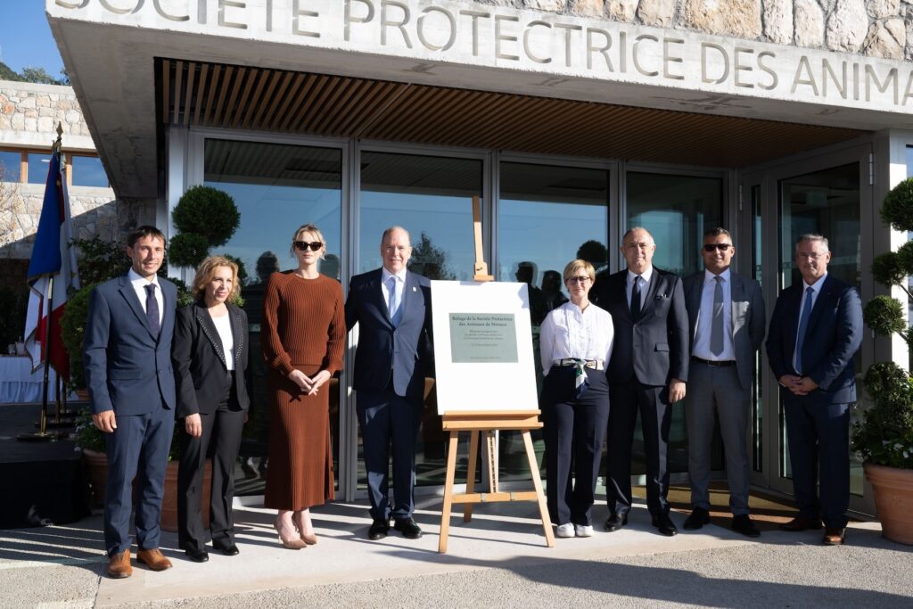 I Principi di Monaco hanno inaugurato la nuova sede della società Protettrice degli Animali di Monaco