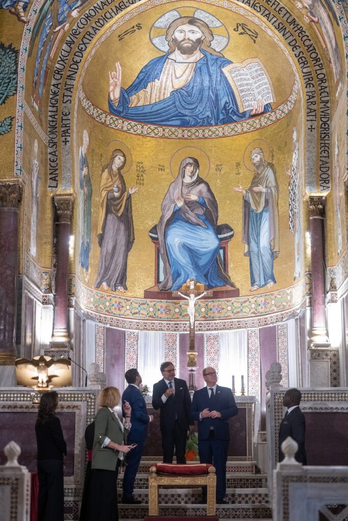 Le due bellissime chiese di Palermo visitate dal Principe Alberto II