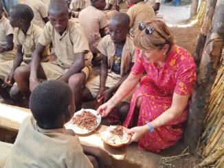 Il ministro degli Esteri di Monaco, Isabelle Berro-amadei in visita in Burundi