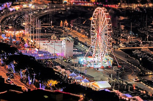 Aperto il Luna Park al porto di Monaco. resterà aperto fin oal 18 novembre