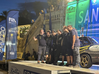 Rally di Sanremo storico: il pilota residente a Monaco Elio Cortese si piazza al 5° posto con Ciro Lamura su Subaru Legacy