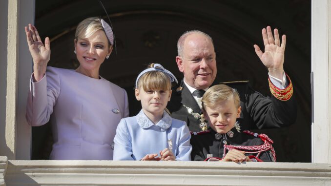 Celebrata la Festa Nazionale di monaco, il Principe Alberto II, la Principessa Charlene, i figli Gabriella e Jacques protagonisti di una splendida giornata