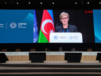 Il Ministro dell'ambiente, infrastrutture e urbanismo, Céline Caron-Dagioni si trova a Baku in Azerbaijan, con una delegazione, per seguire la COP 29 delle Nazioni Unite sui cambiamenti climatici.