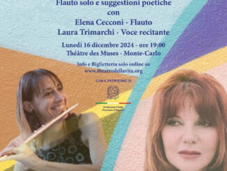 Una ricca serata è proposta da "Il Teatro della Vita" lunedì 16 dicembre alle ore 19 presso il Teatro Des Muses. La poesia e la musica saranno le protagoniste con lo spettacolo e con la premiazione di un concorso di poesia.