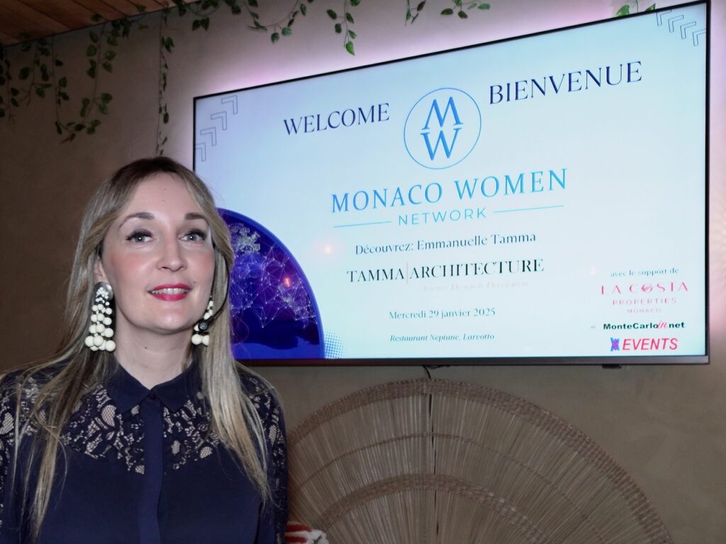 L'architetto Emmanuelle Tamma è stata l'ospite del monaco Women Network