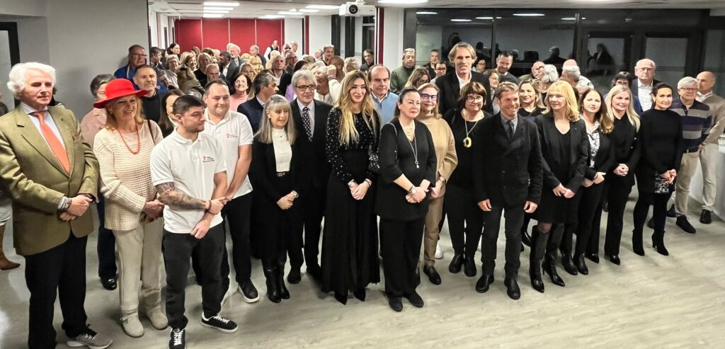 Presidenti e vice-Presidenti delle varie associazioni del Principato di Monaco in foto con Jacques Pastor e Arnaud Giusti