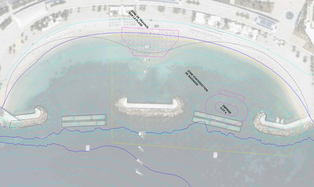 A Monaco, i lavori sulla spiaggia e in mare del Larvotto, proseguiranno fino al 7 maggio